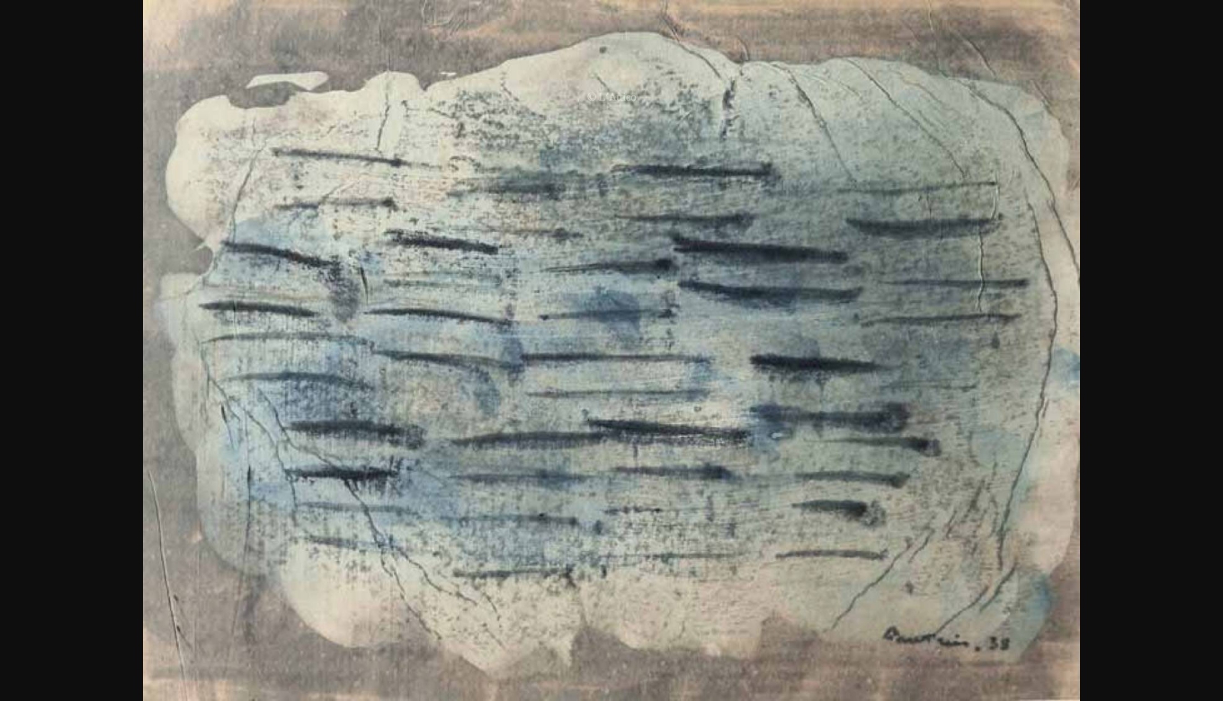 Jean Fautrier, Senza titolo, 1938, gouache Jean Fautrier, Senza titolo, 1938, gouache