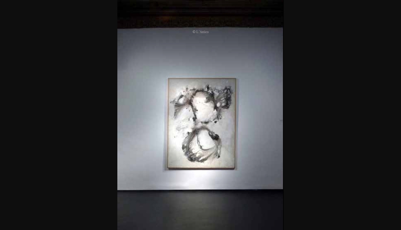 Vasco Bendini, Larva, 1958, olio su tela backtoblackQ5