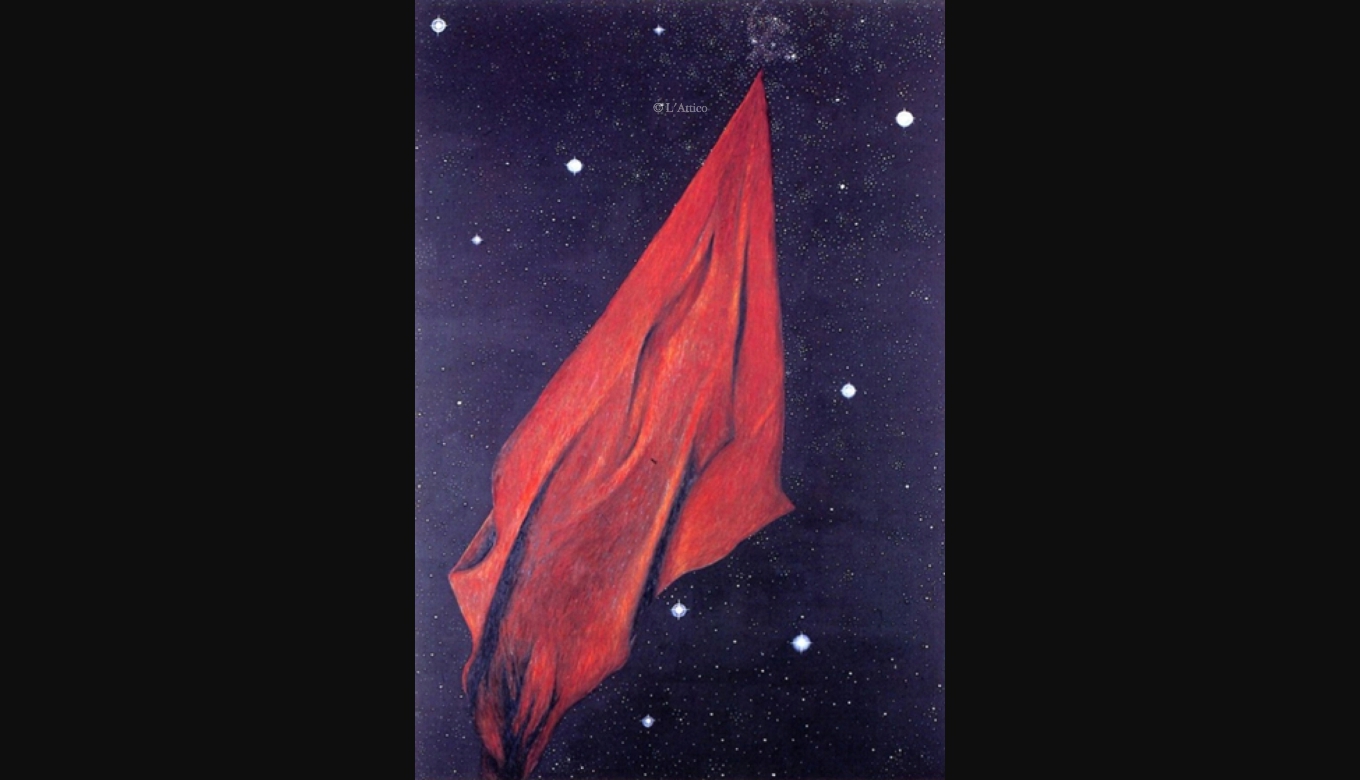 Andrea Salvino, Giovanni, 2000, olio su tavola bandierarossaq4