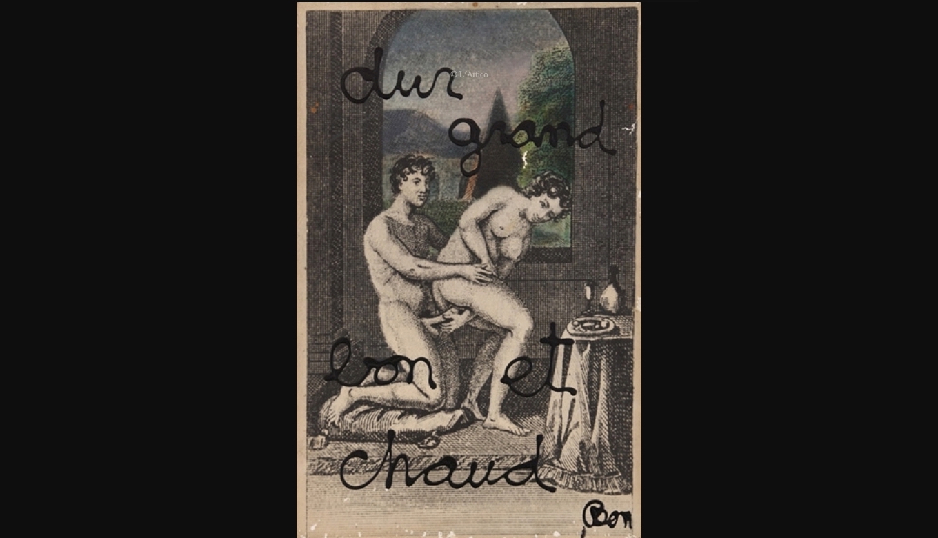 Ben Vautier, dur grand bon et chaud, anni novanta, tecnica mista hard_artQ1