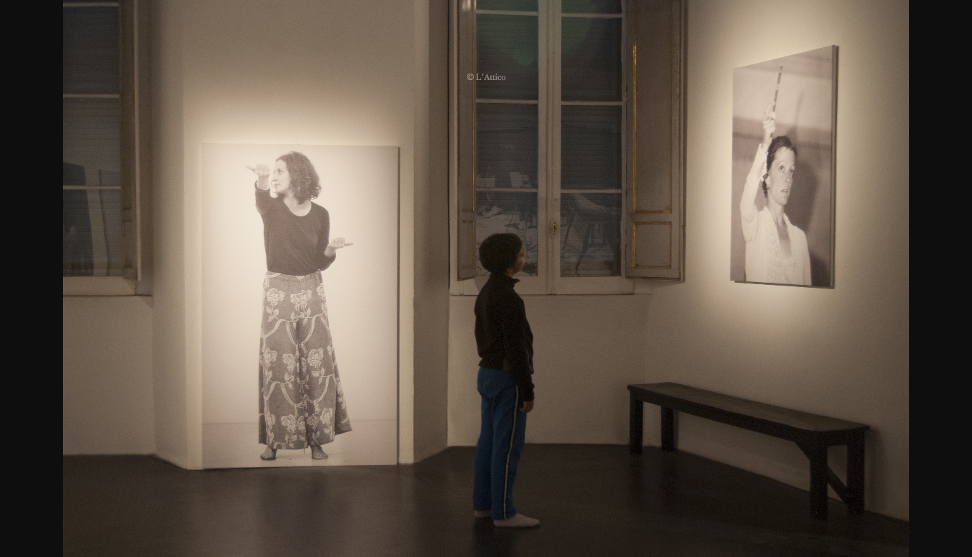 L’Attico dentro l’Attico, da sinistra: Trisha Brown, Joan Jonas