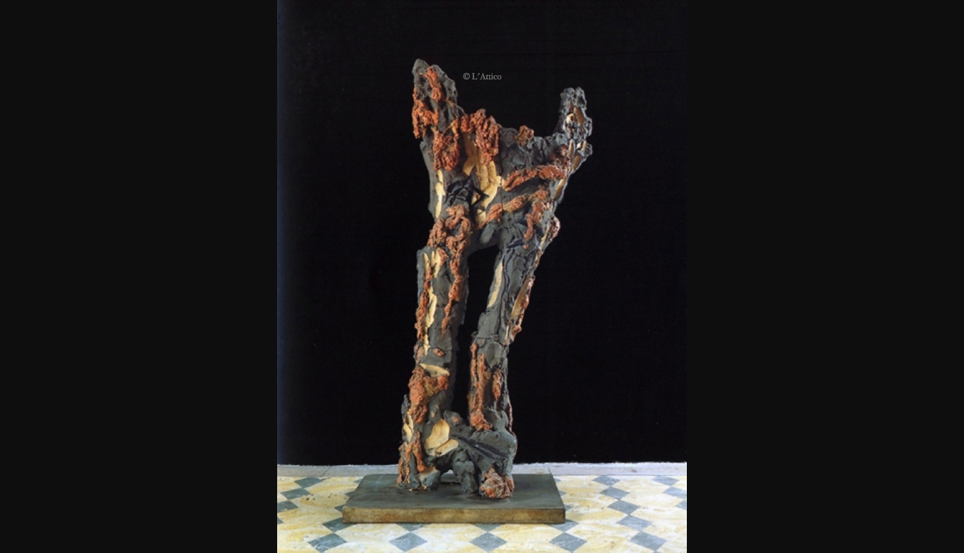 Leoncillo, Corpo dolente, 1960, grès e smalti ossessionerossaq5
