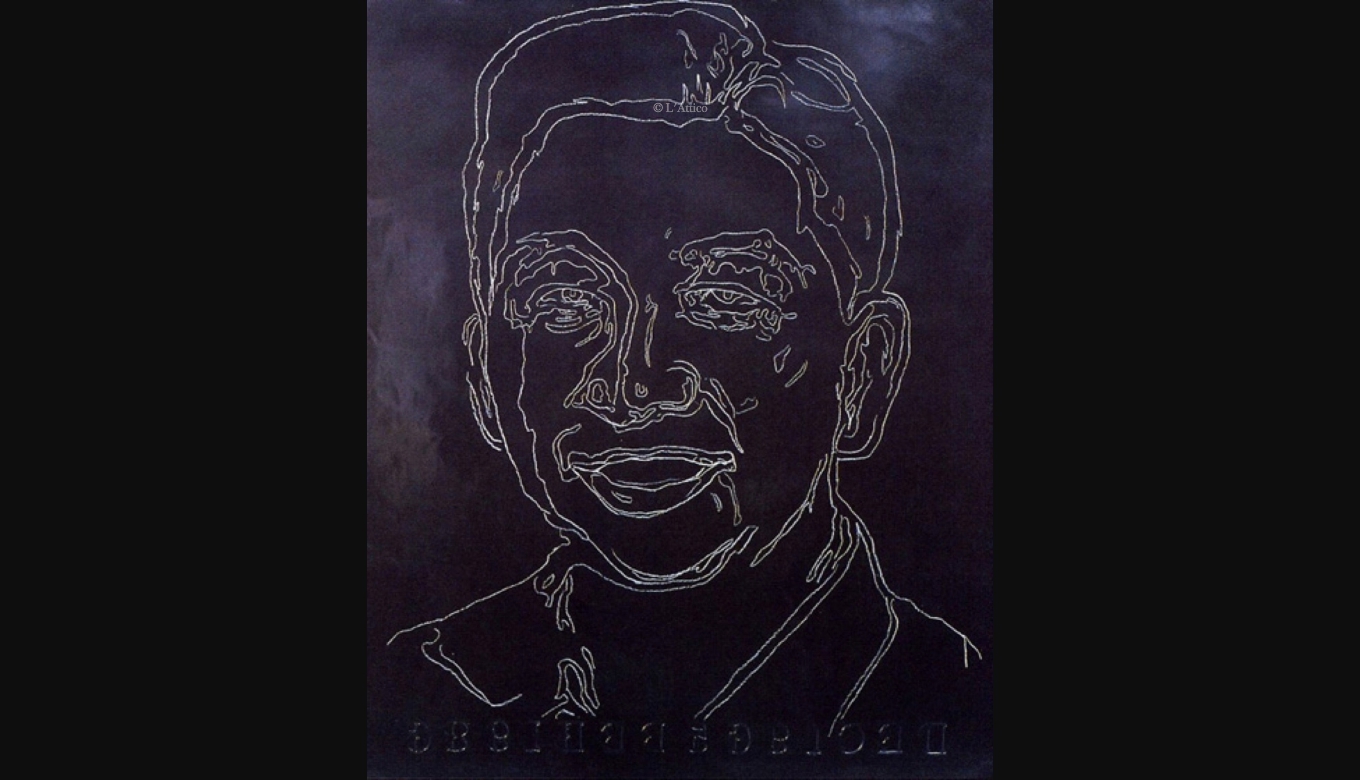 H.H.Lim, Marcos, 2003, tecnica mista su tavola paginenereq5