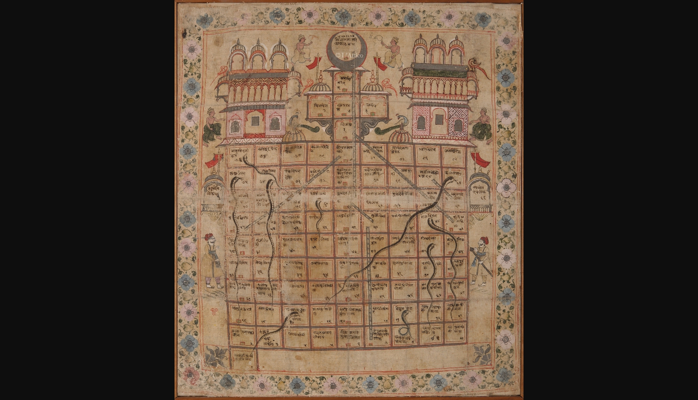 Gyanchopar, XVIII secolo Rajasthan, tecnica mista su tela serpentopoliQ10